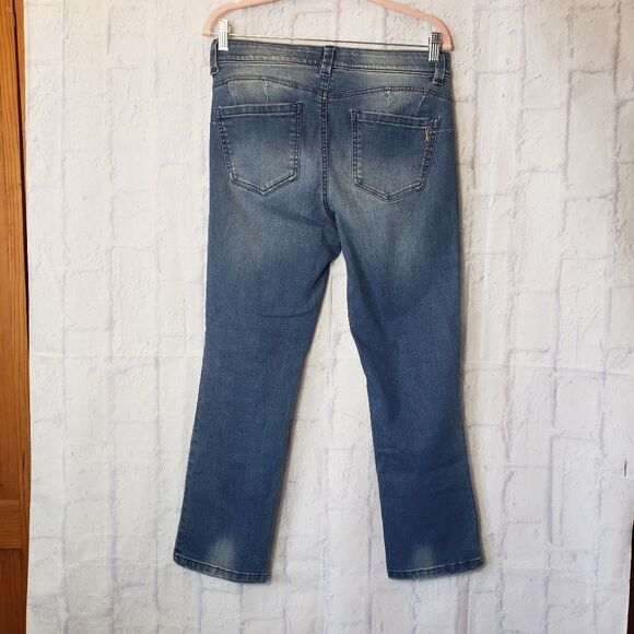 VINTAGE AMERICA High Rise Hemmed Jeans 10P - Picture 7 of 10